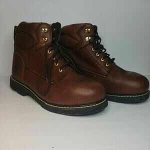 Iron Age Men's 6" Puncture Resitant Work Boot Indu - Brown, 15M.
